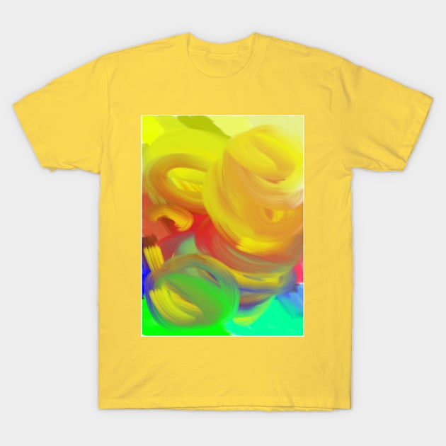 A colorful wavy design T-Shirt by abdoabdo